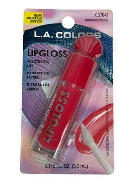 L.A Colors Lip Gloss Mermaid Kisses Hydrating Shimmer New